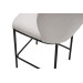 Напівбарний стілець B-300 айворі + чорний в меблі Blick 