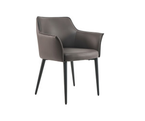 Стілець M-90 сірий + чорний