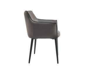 Стілець M-90 сірий + чорний