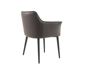 Стілець M-90 сірий + чорний