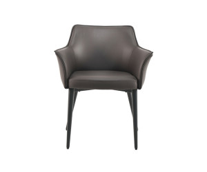 Стілець M-90 сірий + чорний