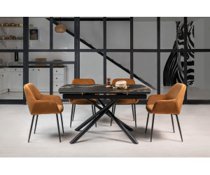 Стілець M-220 карамель + чорний