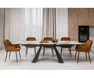 Стілець M-220 карамель + чорний