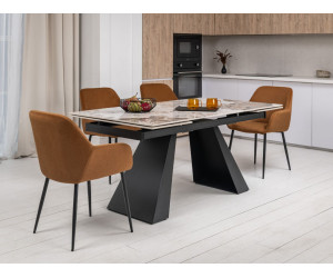 Стілець M-220 карамель + чорний