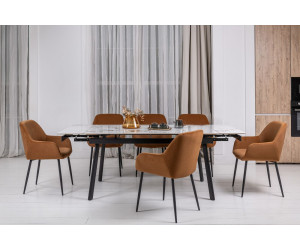 Стілець M-220 карамель + чорний