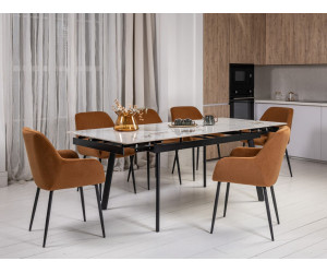 Стілець M-220 карамель + чорний