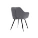 Стілець M-62 сірий велюр + чорний в меблі Blick 