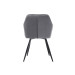 Стілець M-62 сірий велюр + чорний в меблі Blick 