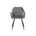 Стілець M-62 сірий велюр + чорний в меблі Blick 