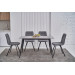 Стілець M-71 сірий + чорний в меблі Blick 