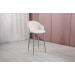 Напівбарний стілець B-236 маршмеллоу + капучино в меблі Blick 