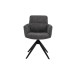Стілець поворотний R-185 антрацит + чорний в меблі Blick 
