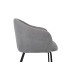 Стілець M-242 туманний сірий + чорний в меблі Blick 