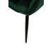 Стілець M-65 смарагдовий велюр + чорний в меблі Blick 