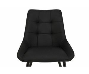 Стілець M-75 чорний + чорний