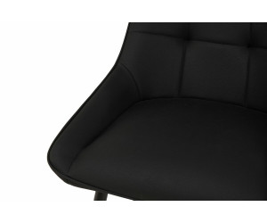 Стілець M-75 чорний + чорний