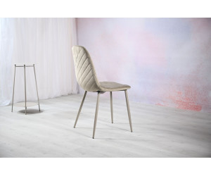 Стілець N-170 капучино велюр + капучино