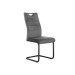 Стілець S-121 сірий велюр + чорний в меблі Blick 
