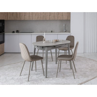 Стілець N-170 капучино велюр + капучино