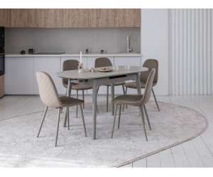 Стілець N-170 капучино велюр + капучино