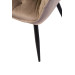 Стілець M-65 капучино велюр + чорний в меблі Blick 