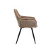 Стілець M-65 капучино велюр + чорний в меблі Blick 