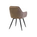Стілець M-65 капучино велюр + чорний в меблі Blick 