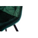 Стілець M-48 смарагдовий велюр + чорний в меблі Blick 