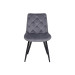 Стілець M-45 сірий велюр + чорний в меблі Blick 