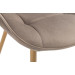 Стілець N-45 капучино велюр + дуб в меблі Blick 