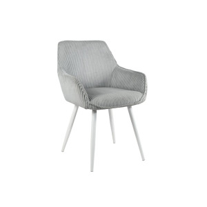 Стілець M-240 сивий + білий