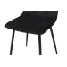 Стілець N-41 чорний велюр + чорний в меблі Blick 