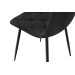 Стілець N-41 чорний велюр + чорний в меблі Blick 