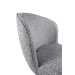 Стілець поворотний R-160 графітовий твід + чорний в меблі Blick 