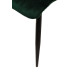 Стілець N-46 смарагдовий велюр + чорний в меблі Blick 
