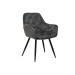 Стілець M-65 сірий велюр + чорний в меблі Blick 