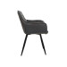 Стілець M-65 сірий велюр + чорний в меблі Blick 