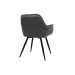 Стілець M-65 сірий велюр + чорний в меблі Blick 