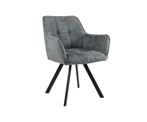 Стілець M-235 графіт + чорний