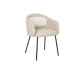 Стілець M-242 кокосове молоко + чорний в меблі Blick 