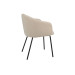 Стілець M-242 кокосове молоко + чорний в меблі Blick 