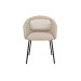 Стілець M-242 кокосове молоко + чорний в меблі Blick 