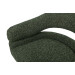 Стілець поворотний R-180 зелений мох + чорний в меблі Blick 