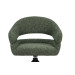 Стілець поворотний R-180 зелений мох + чорний в меблі Blick 
