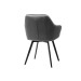Стілець поворотний R-63 сірий + чорний в меблі Blick 