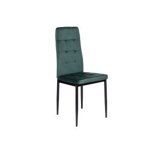 Стілець N-66-2 смарагдовий велюр + чорний