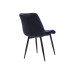 Стілець N-46 чорнильно-синій велюр + чорний в меблі Blick 
