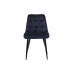 Стілець N-46 чорнильно-синій велюр + чорний в меблі Blick 