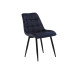 Стілець N-46 чорнильно-синій велюр + чорний в меблі Blick 