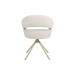 Стілець поворотний R-180 молочна хмара + капучино в меблі Blick 